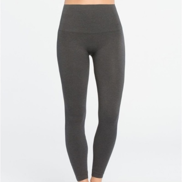 gray spanx leggings